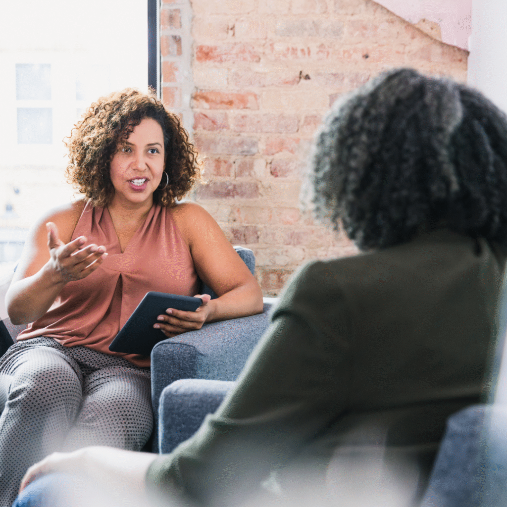 Digital products strategy session with business coach