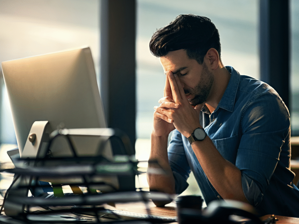 Instructor teaching digital marketing course online
